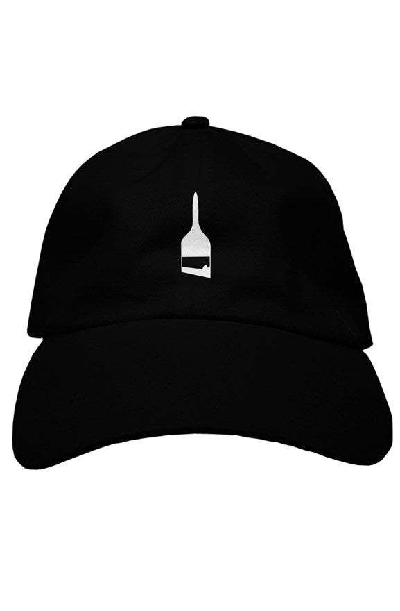 BA premium dad hat Black + white logo